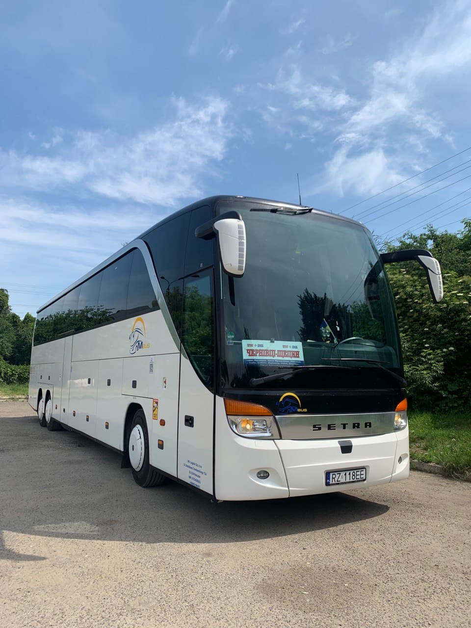 SETRA S 417 (білого кольору)